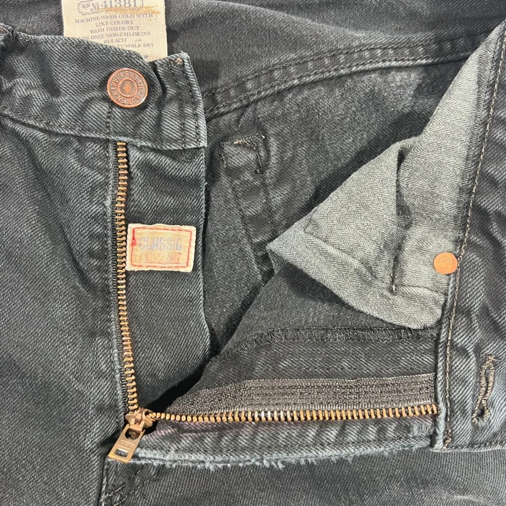 Polo Ralph Lauren Jeans Mens 30x30 Black Good Classic Straight Hudson Casual‎